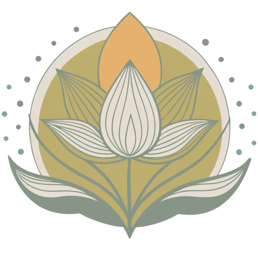 Illustration de lotus symbolisant la transformation intérieure, la clarté émotionnelle et l’ancrage spirituel.