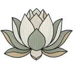 Illustration de lotus symbolisant la transformation intérieure, les schémas émotionnels et la recherche de soi chez Natural Esné.