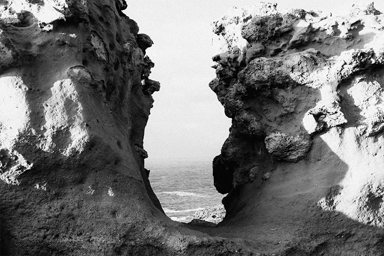 Rock formations representing trauma healing and changing emotional patterns