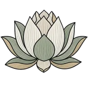 Illustration de lotus symbolisant la transformation intérieure, les schémas émotionnels et la recherche de soi chez Natural Esné.